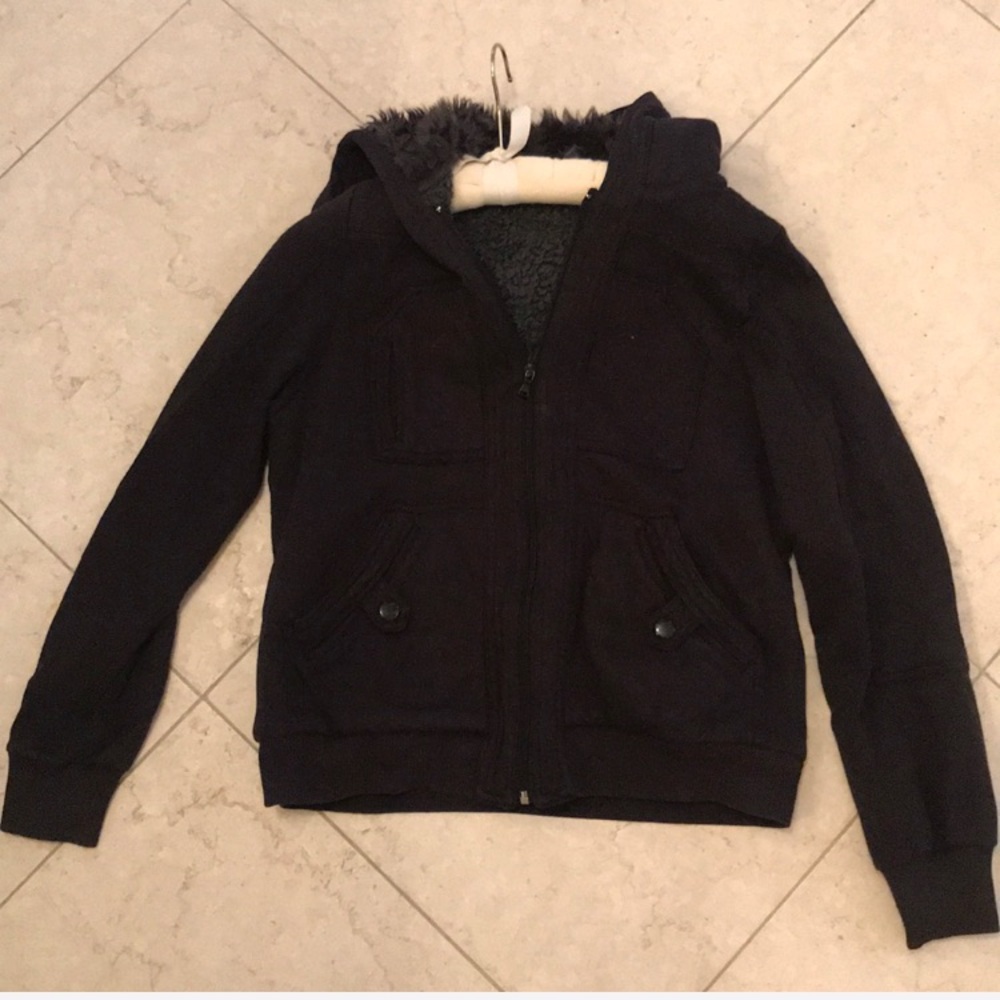 Marc by Marc Jacobs faux fur sweatshirt